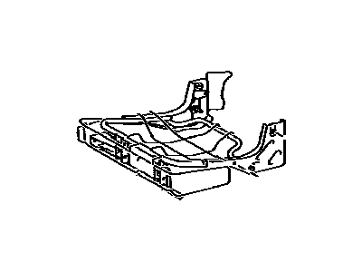 Toyota 71015-0C070 Frame Sub-Assembly, Rear Seat