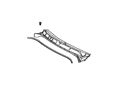 Toyota 55708-0C061 LOUVER Sub-Assembly, Cow