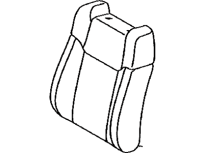 Toyota 71074-0C611-B0 Front Seat Back Cover, Left(For Separate Type)