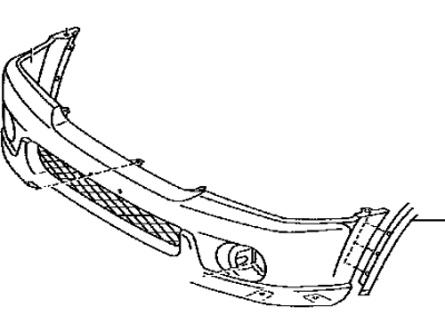 Toyota 52119-0C942 Cover, Front Bumper