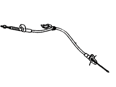Toyota 46430-34060 Cable Assembly, Parking Brake