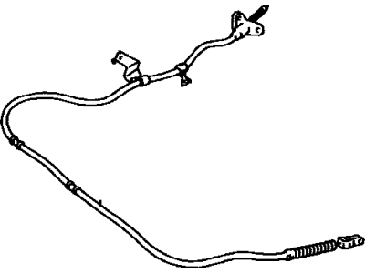 Toyota 46420-34060 Cable Assembly, Parking Brake