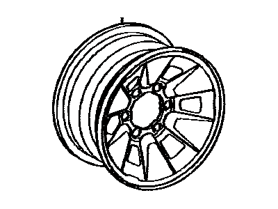 Toyota 42601-04080 Wheel, Disc