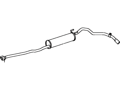 1994 Toyota Pickup Exhaust Pipe - 17430-08010