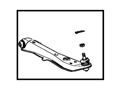 Toyota 48068-19125 Front Suspension Control Arm Sub-Assembly Lower Right