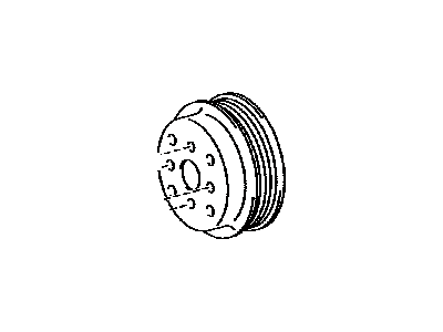 Toyota 16173-31010 Pulley, Water Pump