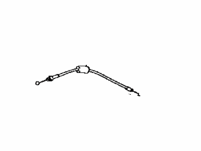 Toyota 69750-48060 Cable Assembly, Front Door