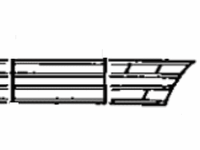 Toyota 75989-89134 Stripe, Rear Deck, Front LH