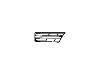 Toyota 75998-35020-A0 Stripe, Rear Deck, Rear RH