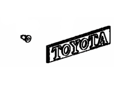 Toyota 75442-21010 Rear Name Plate, No.1