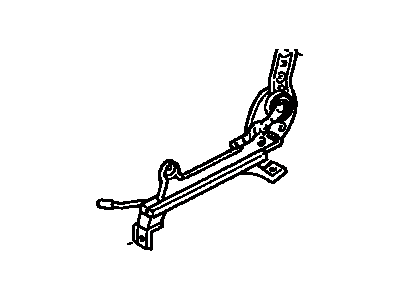 Toyota 72012-04010 Adjuster Sub-Assy, Front Seat, Outer LH