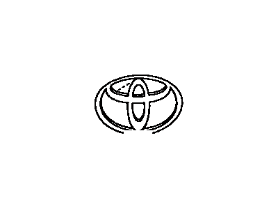 Toyota 75311-04040 Radiator Grille Emblem(Or Front Panel)