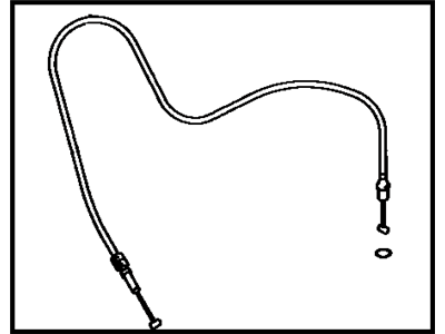 Toyota 35520-22080 Cable Assembly, Throttle