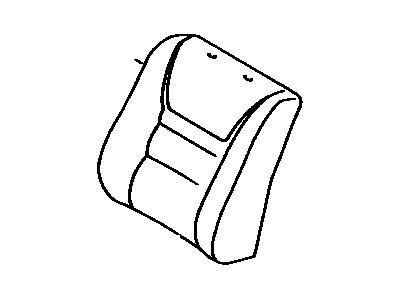 Toyota 71074-2A221-04 Front Seat Back Cover, Left(For Separate Type)