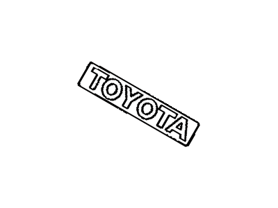 Toyota 75321-22760 Radiator Grille Or Front Panel Name Plate