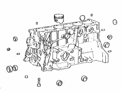 Toyota 11401-49615 Block Sub-Assy, Cylinder