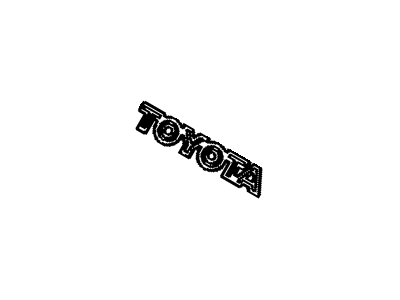 Toyota 75442-22090 Luggage Compartment Door Name Plate, No.2