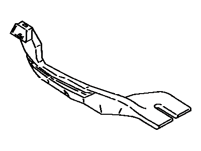 Toyota 87212-01010 Duct, Air, Rear