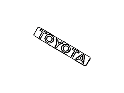 1989 Toyota Corolla Emblem - 75441-02010