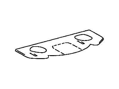 Toyota 64334-47010 Pad, Package Tray Trim