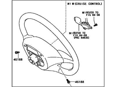 Toyota 45100-47020-B0 Wheel Assembly, Steering