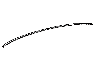 Toyota 75555-07010-J0 MOULDING, Roof Drip