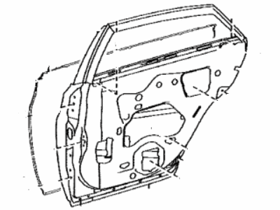 Toyota 67004-07030 Panel Sub-Assembly, Rear D