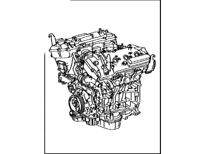 Toyota 19000-0V030 Engine Assembly, Partial