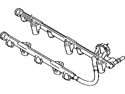 Toyota 23870-0P011 Pipe Assembly, Fuel Deli