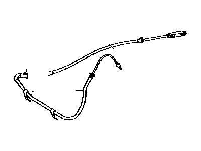Toyota 46410-06140 Cable Assembly, Parking