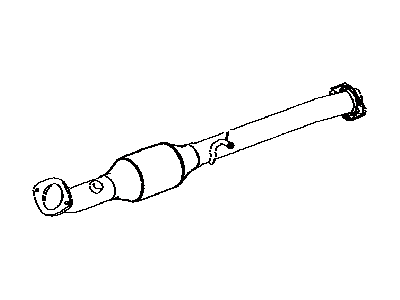 Toyota 17420-0P490 Center Exhaust Pipe Assembly