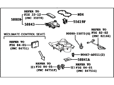 Toyota 58804-0E220-C0 Panel Sub-Assembly, Cons