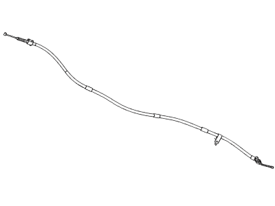 Toyota 46430-0E060 Cable Assembly, Parking