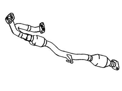 Toyota 17410-36150 Front Exhaust Pipe Assembly