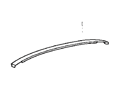 Toyota 75556-33030 Moulding, Roof Drip Side Finish, Center LH