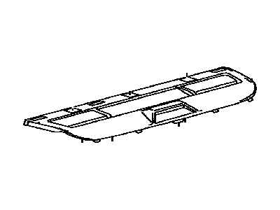 Toyota 64331-33020-E0 Panel Assy, Package Tray Trim