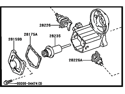 Toyota 28150-74230 Switch Assy, Magnet Starter