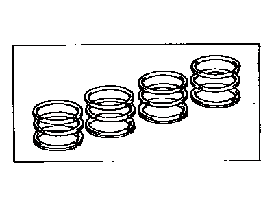 2000 Toyota RAV4 Piston Ring Set - 13011-74361