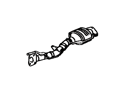 Toyota 17460-74090 Catalytic Converter Assembly With Pipe