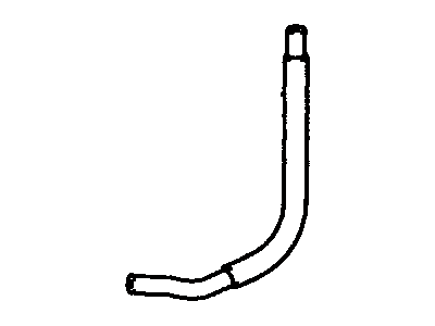 Toyota 16283-74010 Hose, Water By-Pass