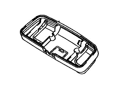 Toyota 81261-89104-E0 Lens And Cover, Map Lamp