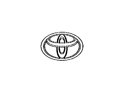 Toyota 53141-30120 Radiator Grille Emblem(Or Front Panel)