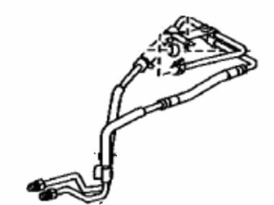 Toyota 48880-60030 Tube Assembly, Rear STABILIZER Control
