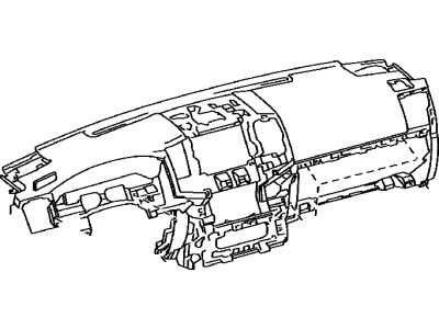 Toyota 55400-60031-C0 Pad Assembly, Instrument