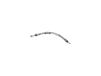 Toyota 69750-60030 Cable Assembly, Front Door