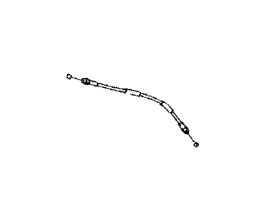 Toyota 69710-60020 Cable Assembly, Front Door