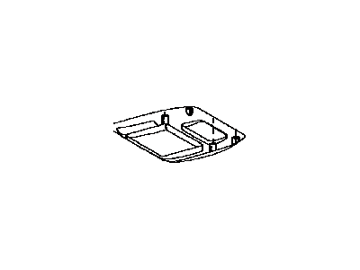 Toyota 63652-60040-A1 Cover, Roof Console