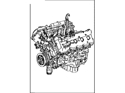 Toyota 19000-38280 Engine Assembly, Partial