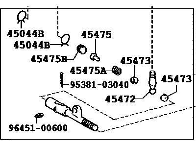 Toyota Land Cruiser Drag Link - 45045-69046