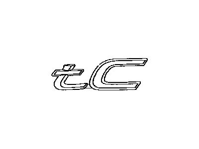 2013 Scion tC Emblem - 75445-21090